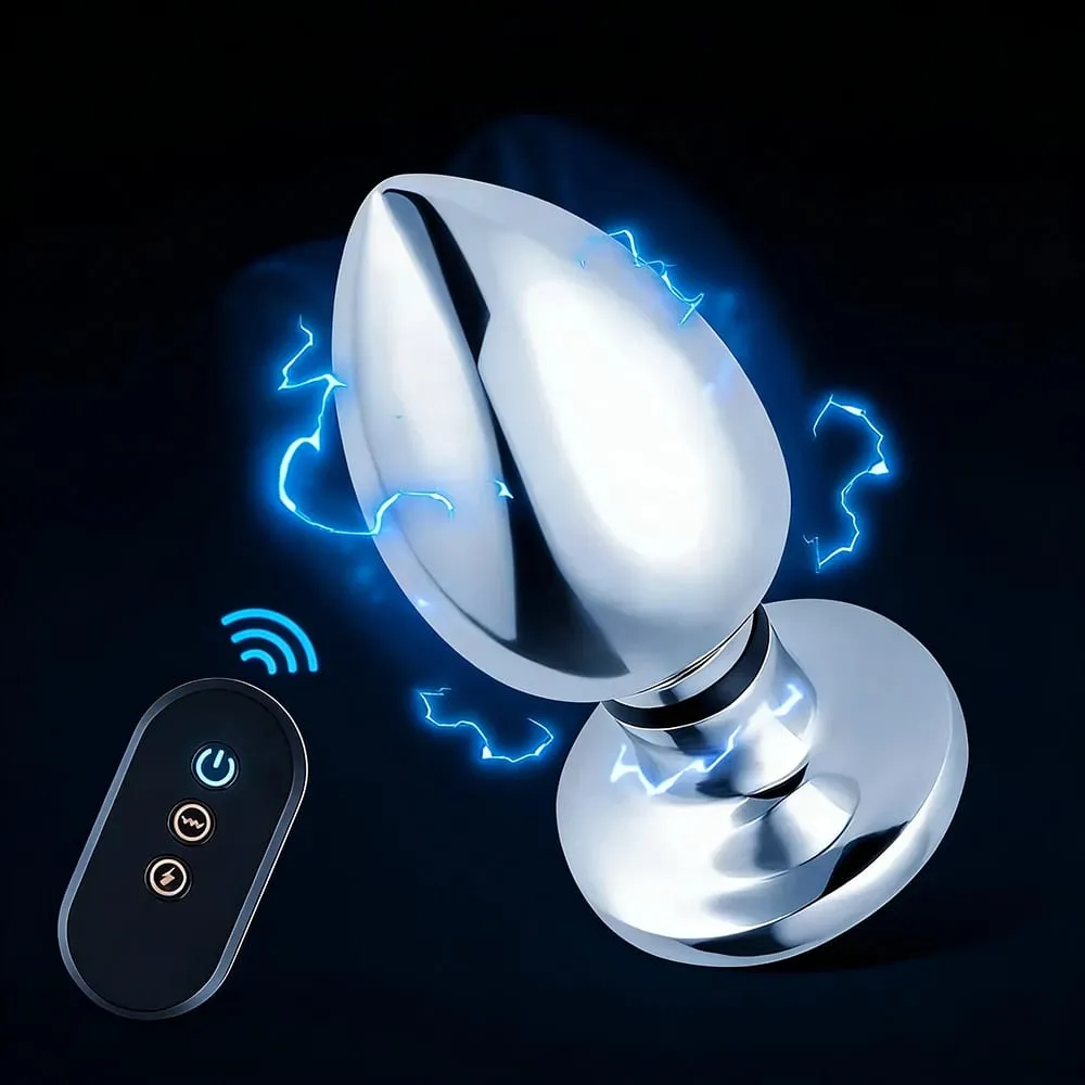 Electroshock Anal Vibrator Microcurrent Stimulation Remote Vibrating Butt Plug Prostate Massager Adult Women Men Anal Sex Toys — image 1