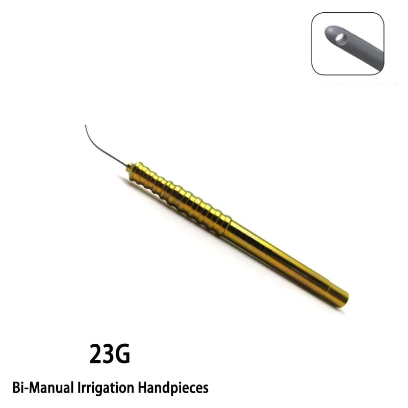 Peças de mão de aspiração de irrigação bimanual para uso não médico, ferramentas de reparo doméstico bimanual Hi Eye