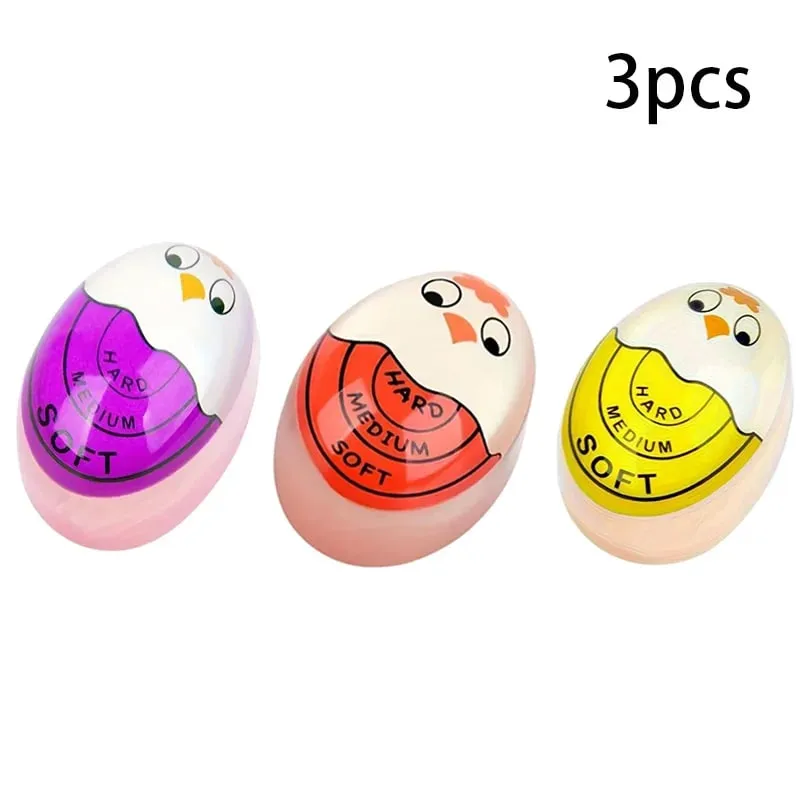 DU Egg Timer Color Changing Indicator Kitchen Boiled Egg Timer Resin Perfect Boiled Eggs By Temperature Home Kitchen Gadget — image 14