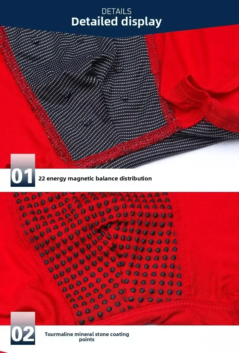 Men's Magnetic Closure Milk Silk Boxer Briefs Anti-Slip Quick-Dry Ultra Soft Breathable Underwear Boxer Shorts — image 9