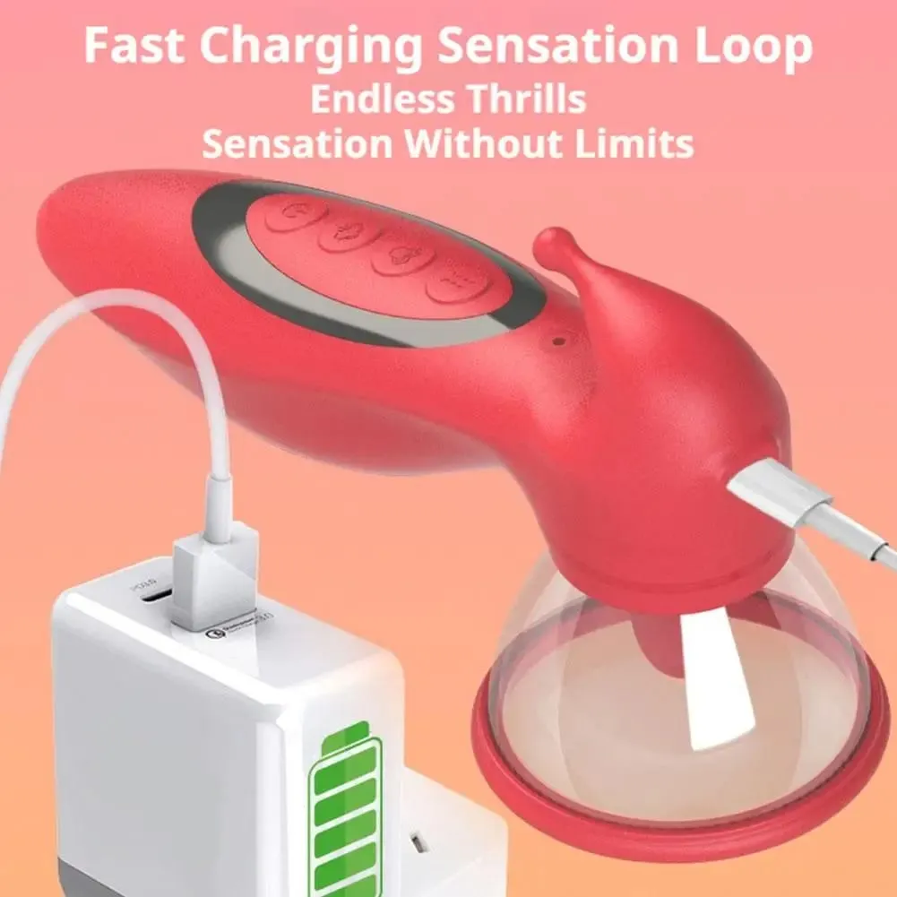 New Powerful Sucking Vibrator Female Tongue Licking Vibrating Clitoris Sucker Vibrator Nipple Stimulator Adults Sex Toy