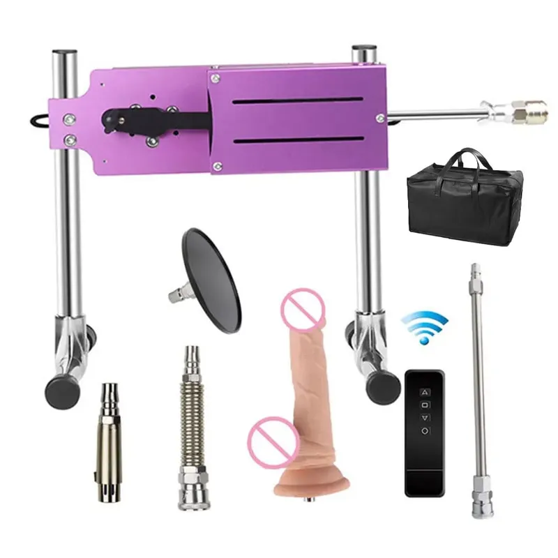 Frissítse a szexgépet távirányítóval Super Silent Ultra állítható Vac U Lock 30db 70W Love Machine ingyenes Big D-vel