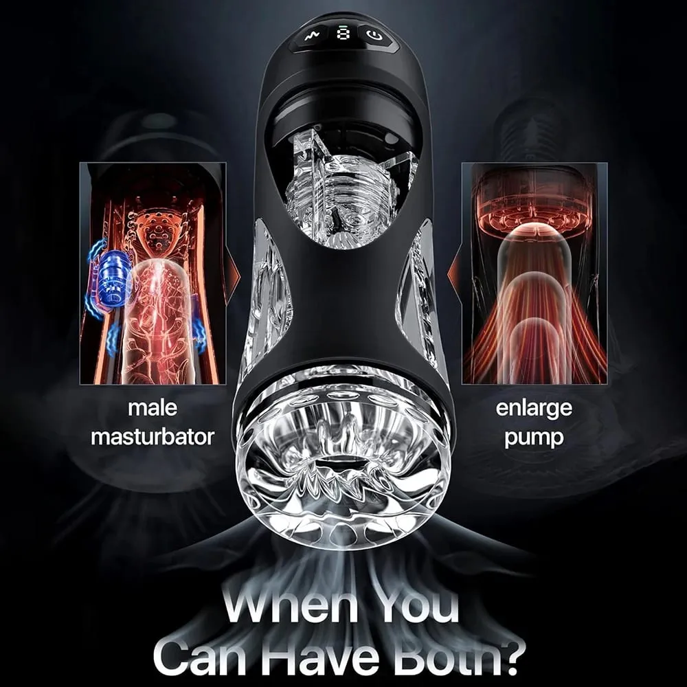 Automatic Male Masturbator Vibrating Sucking Machine Simulation Blowjob Tongue Licking Pocket Pussy Adult Goods Sex Toy for Men
