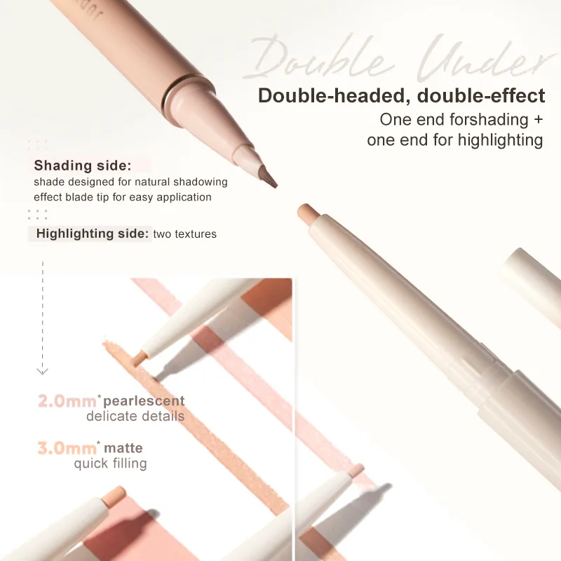 Judydoll Dual-Ended Aegyo Sal Pen Evidenziatore Contorno 2-in-1 Facile da applicare Sbiancante naturale per occhi a lunga durata a prova di sbavature — image 3