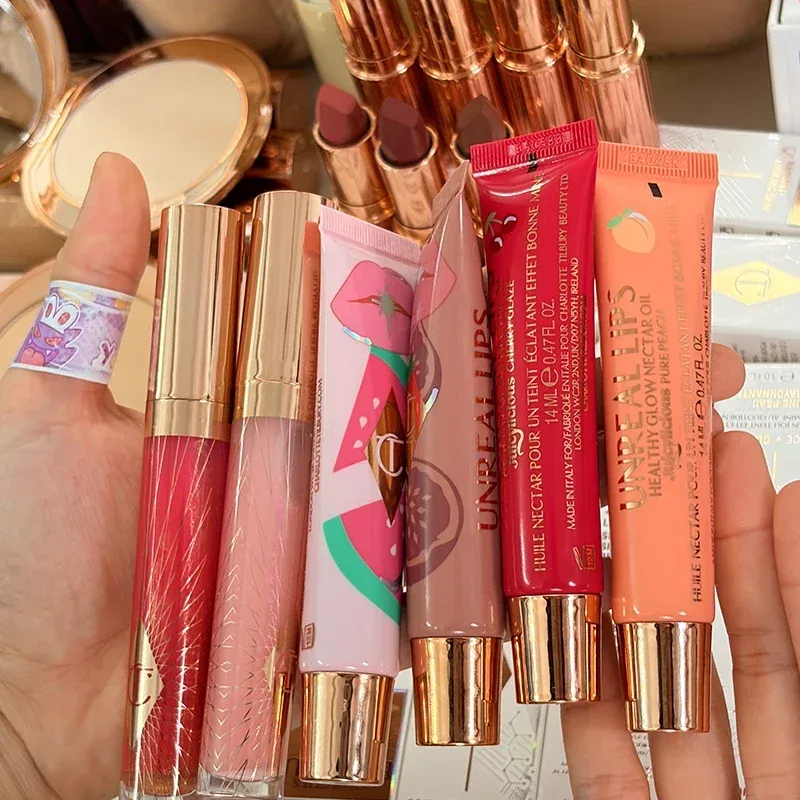 CT Summer Limited Lip Gloss Hydratační rtěnkový fixační pudr Shine Devítibarevná paleta očních stínů Blush Essence Makeup — image 3