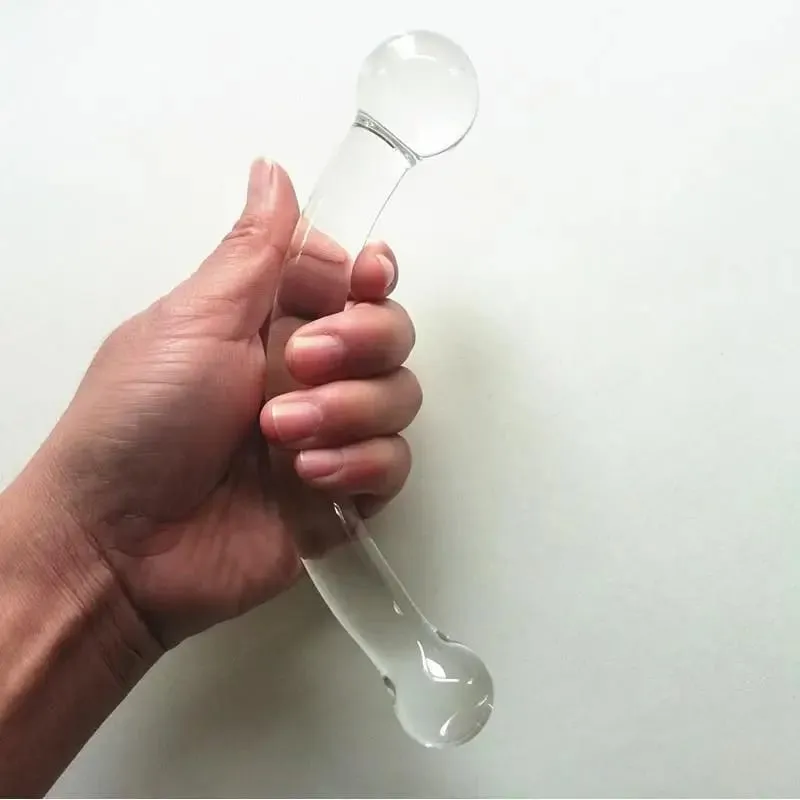 Dildos Anal Plug Transparent Glass Sex Toy Masturbator Anus Dilator Stimulation Massager Pleasure for Men Women Adult Sex Toy — image 2