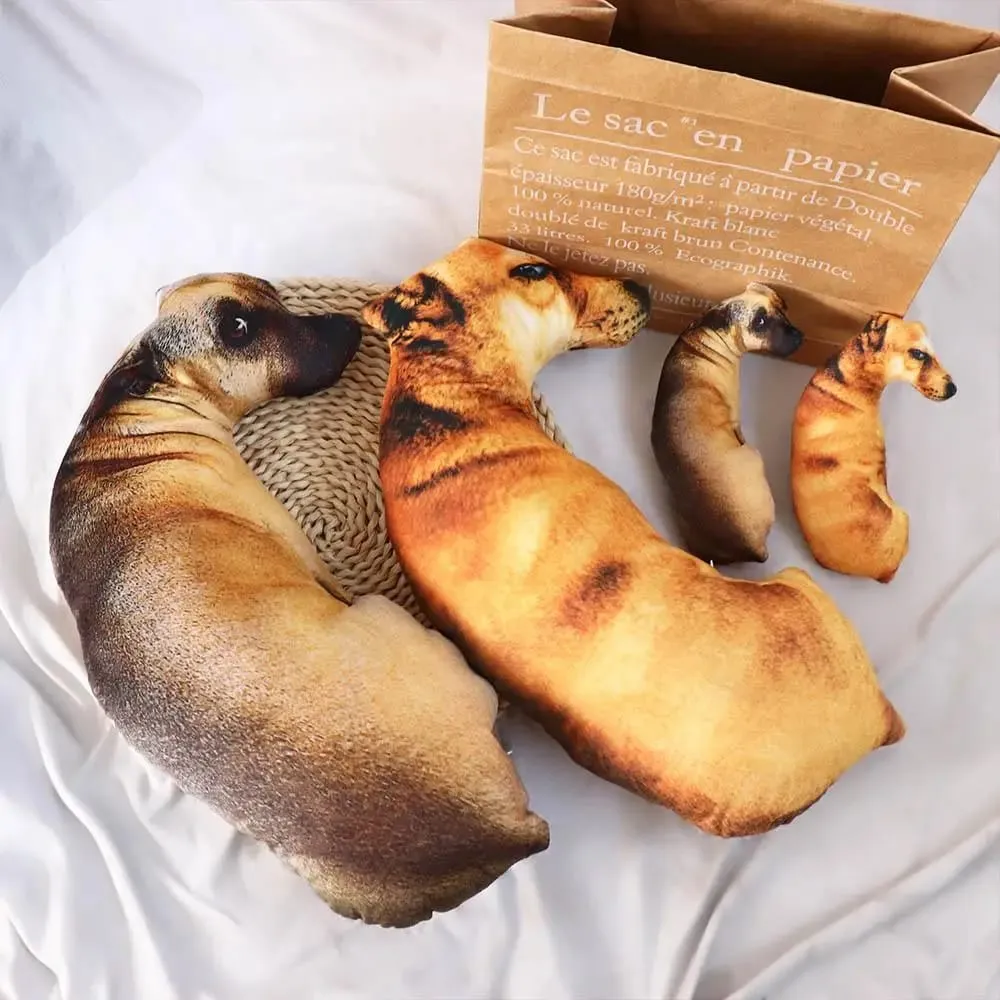 3D Lifelike Animal Throw Pillow Soft Creative Dog Pillow Cushion Office — image 5