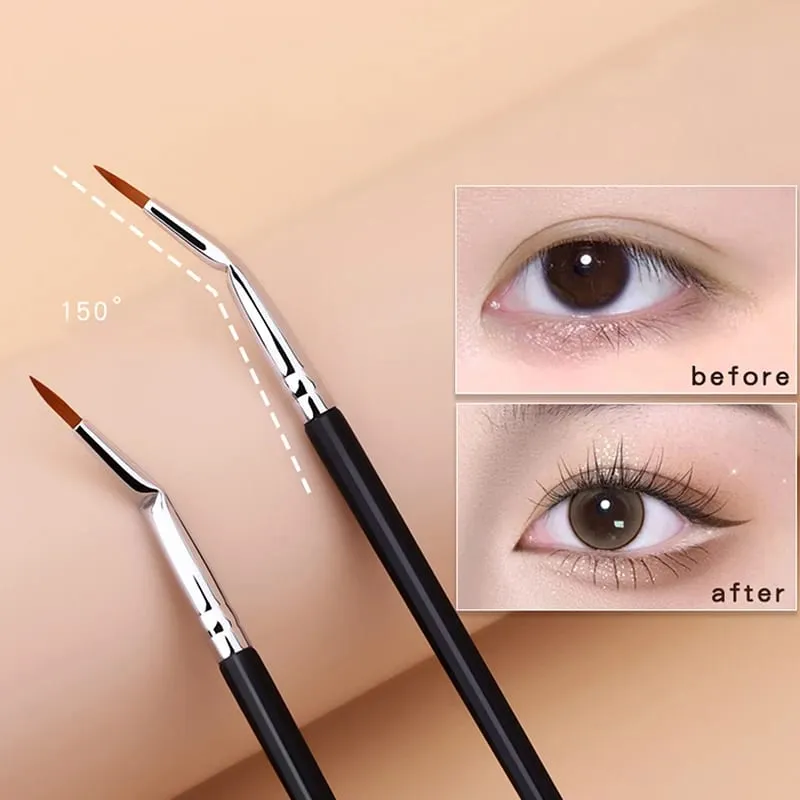1pc Eyeliner Brushes Angled Liner Makeup Brush Pointing para sa Gel Liquid Powder Synthetic Hair Eyes Cosmetic Tools