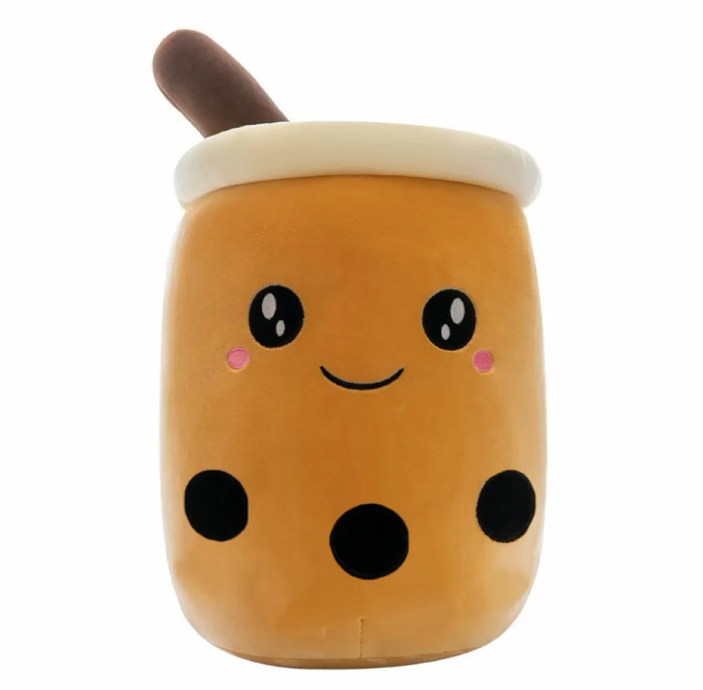 Aranyos töltött Boba plüss buboréktea Valódi élet Bubo Food Milk Cup plüsspárna Puha Kawaii plüssjátékok Ajándékok gyerekeknek Felnőtt 24cm~ — image 4