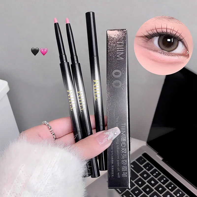 Ultrafeiner Gel-Eyeliner-Stift, rosa Aprikose, unter dem Eyeliner-Stift, wasserfest, matt, Aegyosal Lying Silkworm, schnell trocknendes Augen-Make-up