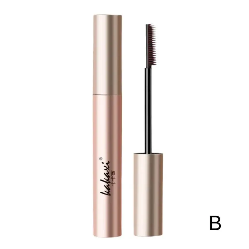 Mascara per ciglia Mascara impermeabile in fibra di seta Nero Estensioni per ciglia lunghe e arricciate Occhi non agglomeranti Cosmetici per il trucco — image 8