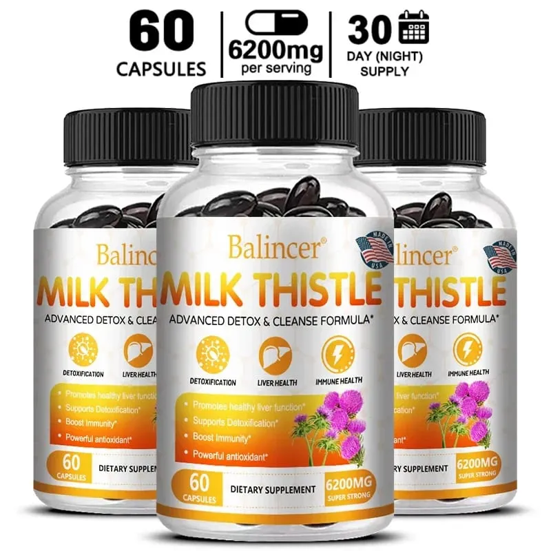 Milk Thistle with Dandelion Root - for Kidney & Liver Health Liver Detox and Cleanse Promotes Skin and Digestive Health — image 10
