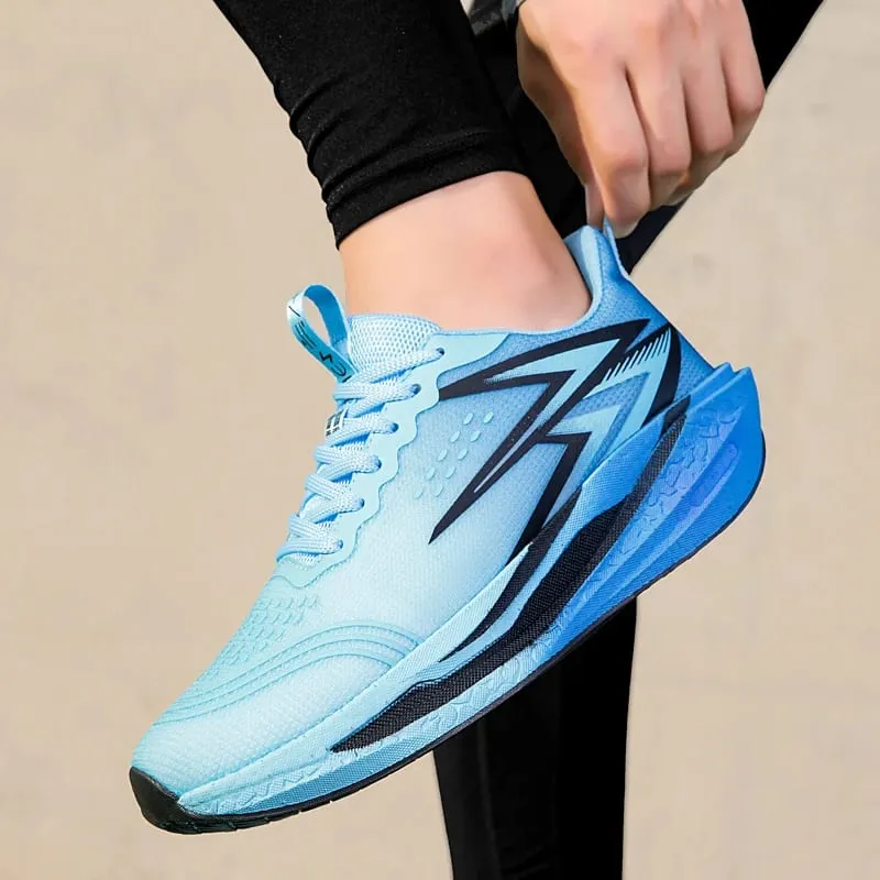NEW Running Shoes Carbon Board Marathon Men Sports Breathable Lightweight Women's Comfortable Athletic Nonskid Sneakers Casual — image 7