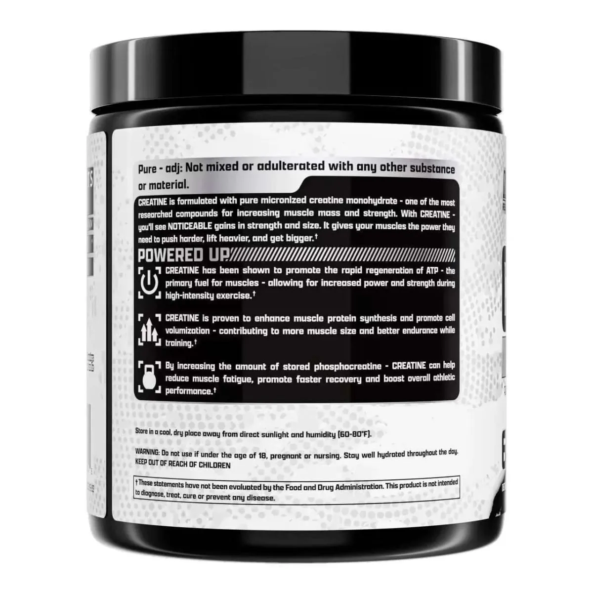 Creatine Monohydrate Powder 60 Servings Unflavored 5g Micronized Creatine Powder Gluten Free — image 2