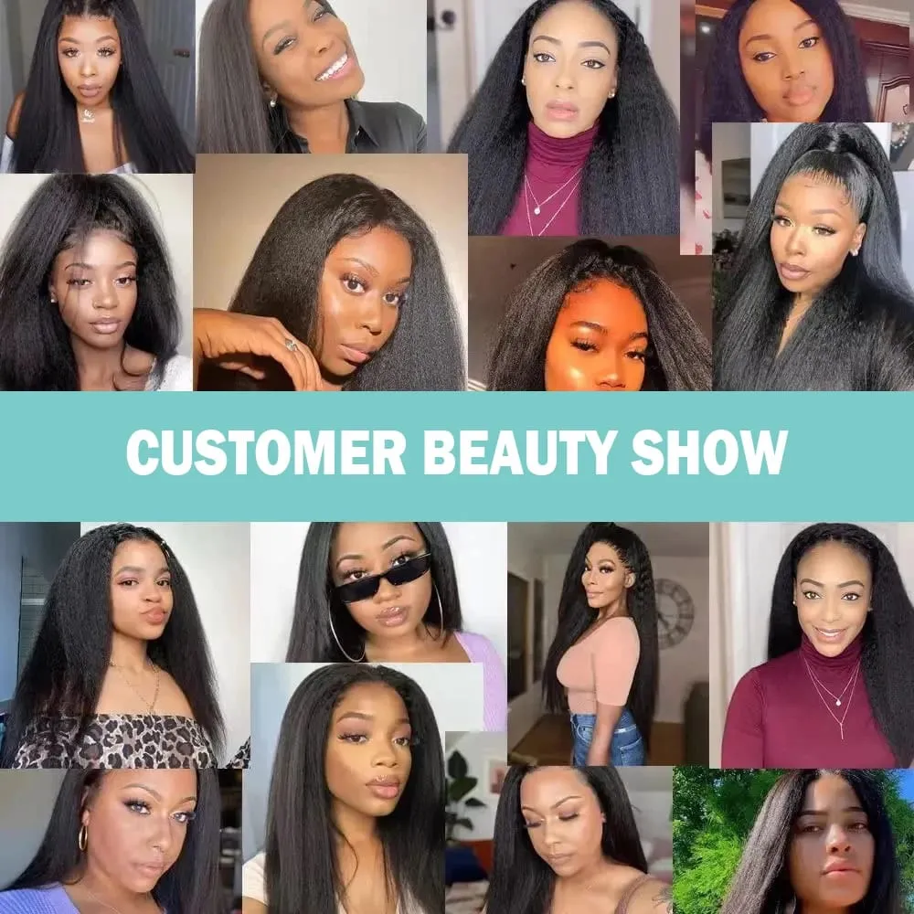 Kinky Straight Tape In Hair Extensions 20Pcs/50g Adhesive Invisible Yaki Straight Tape Ins 100% Human Hair Natural Black 26 Inch — image 6