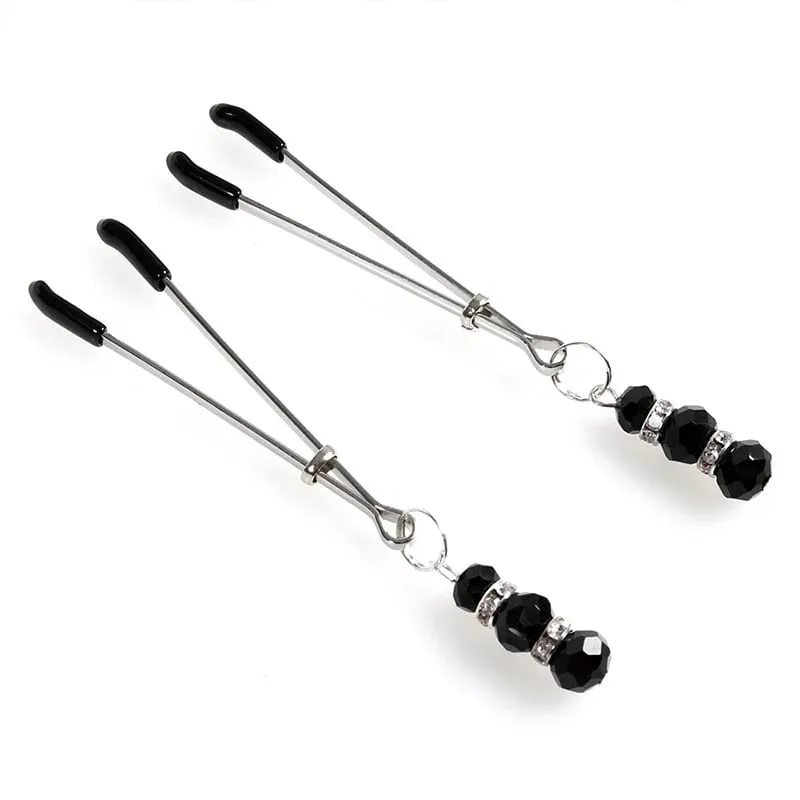 Sexy Flirt Nipple Clamps Breast-fed Sex Toys BDSM Labia Breast Stimulation Massager Nipple Clamps With Chain Clips Fetish Slave — image 8