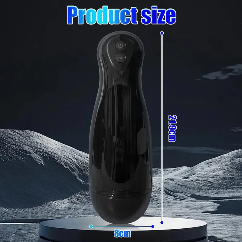 Sex Toys for Men Automatic Male Masturbator Cup Blowjob Sex Machine Blowjob Vagina Masturbation Pussy Penis Trainer with 10 Frequency Vibration Sexy Voice Masturbation Toys