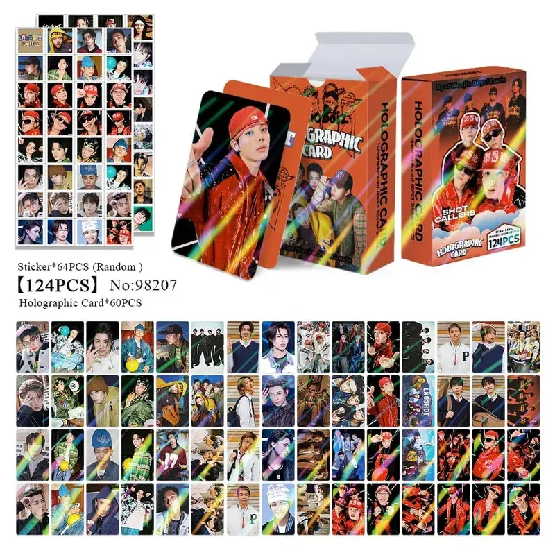 124PCSLNGSHOT MINI Album 4SHOBOIZ Vol.2 4SHOVILLE Card Photocards Kpop Merch Lomo Cards Set Fans Collection Cards Gift — image 7