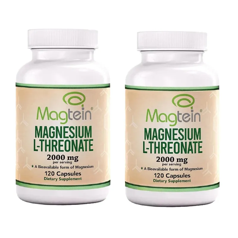Magnesium L-Threonate Sleep and Cognitive Support - high Absorption - Most Bioavailable Form of Magnesium - 2000mg -120capsules