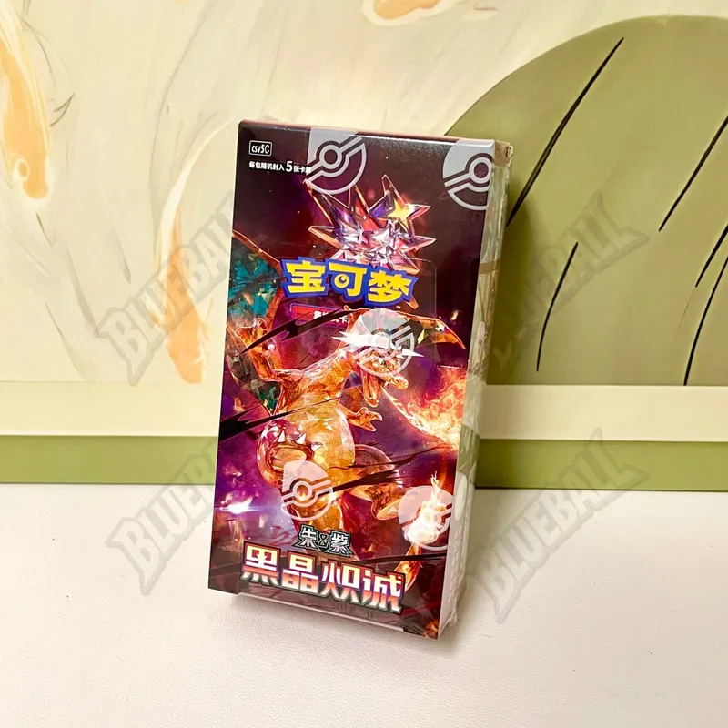 Оригинальный пакет с драгоценными камнями Pokemon Scarlet Violet Vol6, тонкая коробка TCG, коллекционные боевые коллекционные карточки, упрощенная китайская версия, игрушки в подарок — image 8