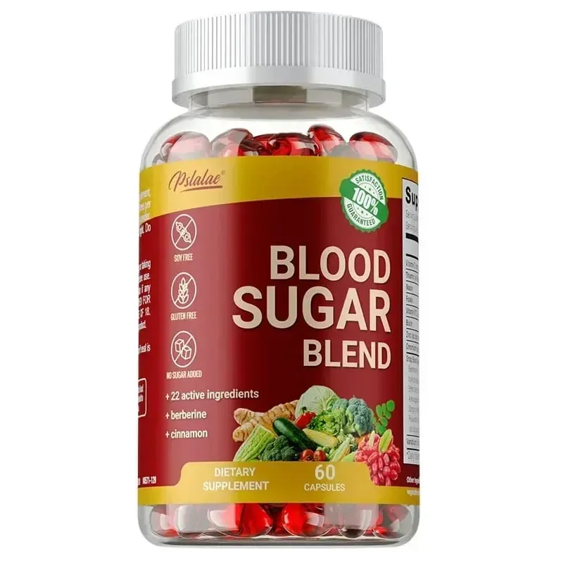 Blood Sugar Blend Capsules - Balanced Blood Sugar Metabolism Improves Hypoglycemia Increases Energy Improves Vitality — image 9