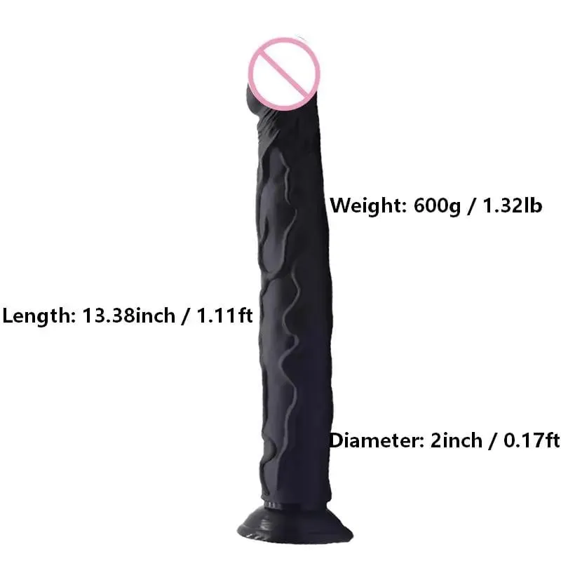 Realistic Dildos for Women and Men Suction Cup Adult Sex Toy for Women and Men Vaginal and Anal Masturbator Super-long Toy — image 9