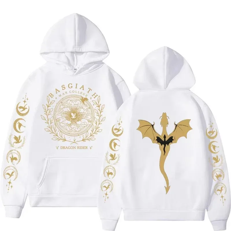 2026Fall Winter Fashion Trends Fourth Wing Graphic Hoodies Men's Long Sleeve Sweatshirts Hoodies Streetwear — image 2