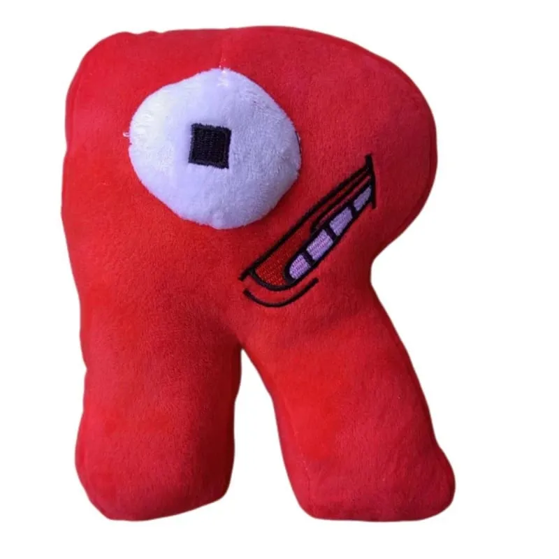 Cute A-Z Red Alphabet Plush Pillows Soft Letter Stuffed Dolls Kids Educational Learning Toy Gift — image 10