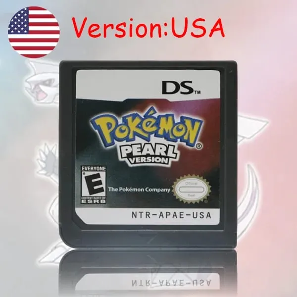 Cartouche de jeu NDS série Pokemon platine perle diamant HeartGold SoulSilver USA/EUR/FRA/ITA/NOE/AUS/ESP Version pour NDS