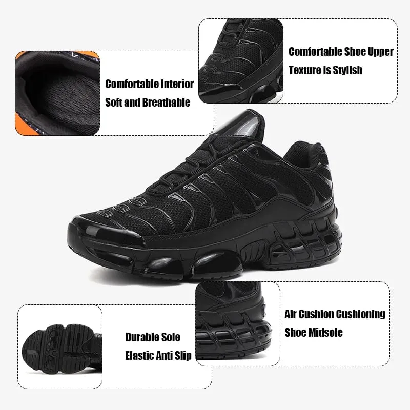 Men's Air Cushion Casual Sports Shoes Breathable Running Shoes for Men Gym Workout Training Walking Comfortable Shock Absorption — image 2