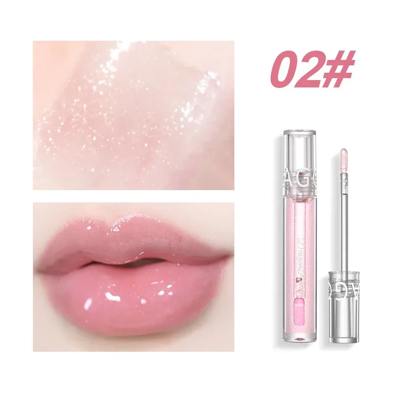 Mirror Water Gloss Lip Glaze Moisturizing Liquid Lipstick Long Lasting Nourishing Glass Lip Gloss Transparent Lip Stain Tint