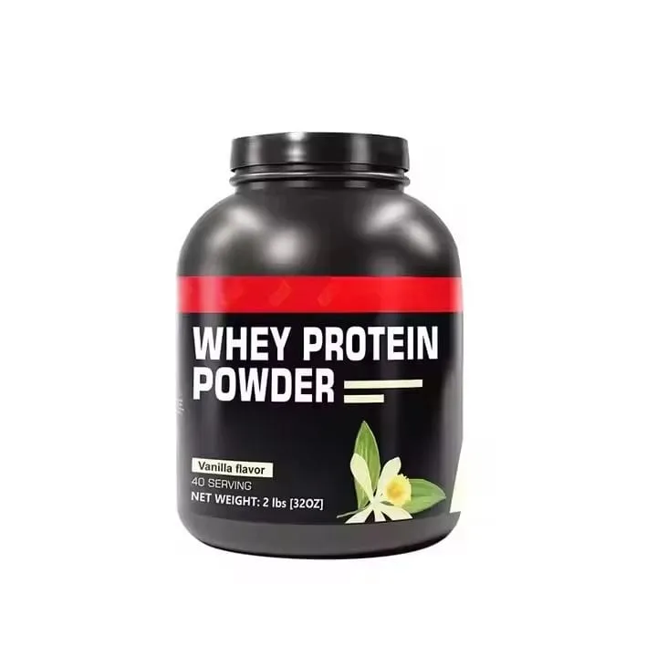 Whey Protein Powder 2lbs - 80% Protein Gold Ratio Whey for Muscle Growth & Recovery Vanilla/Chocolate/Strawberry 40 Servings