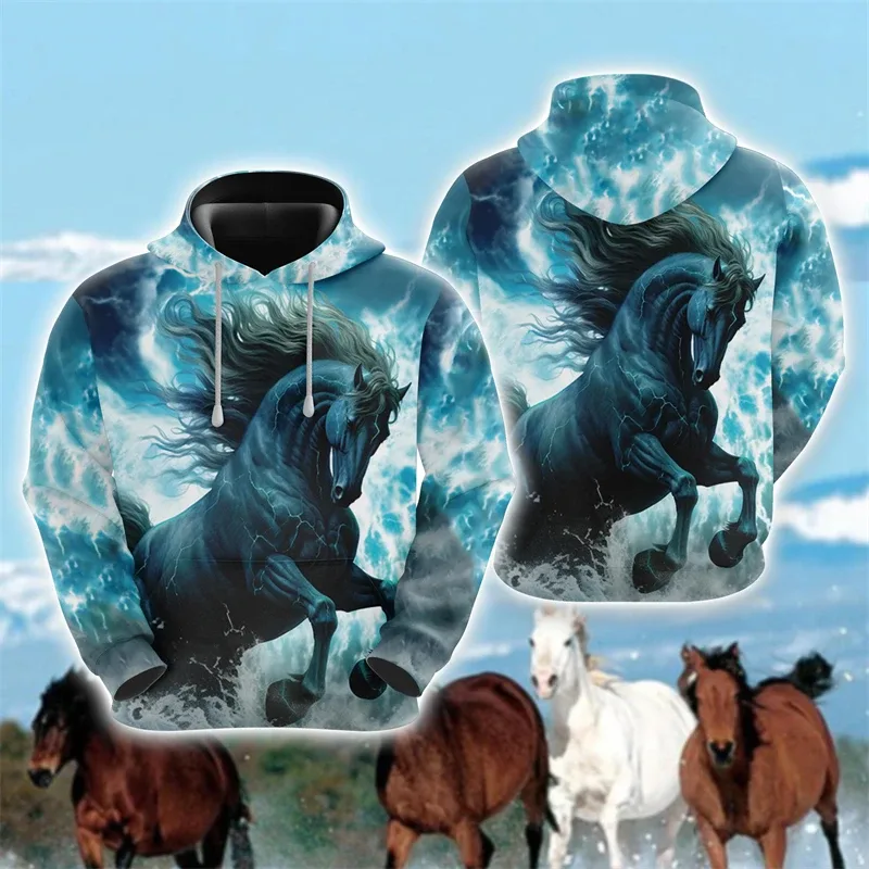 Animal Horse 3D Print Hoodies Autumn Men Women Casual Fashion Oversized Sweatshirts Hoodie Male Pullovers Tracksuit Man Clothing — image 17