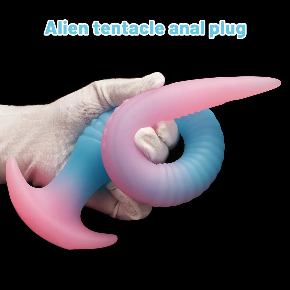 Mjuk flytande silikon Långa tentakler Analpluggar Lämpliga för alla spelare som en vuxen sexleksak Vaginal och anal stimulerande enhet