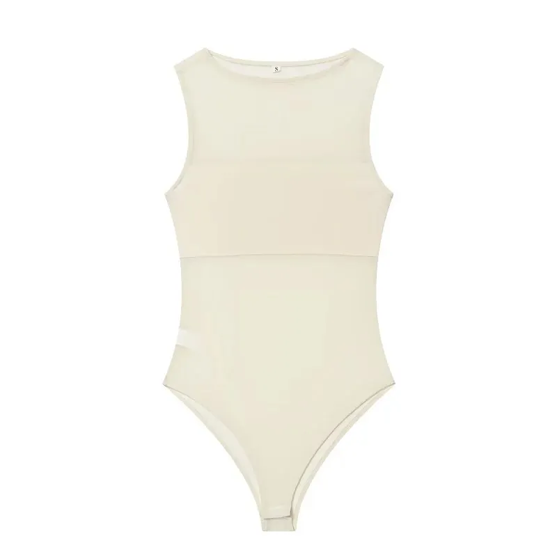 Sexy Mesh Bodysuit Women Transparent Tight Bodys for Women Summer Sleeveless Tops Woman Tulle Sexy Lingerie Body Woman — image 10