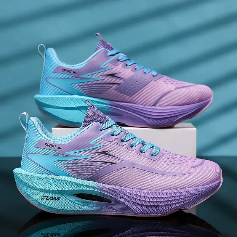 2026 Men Sports Running Shoes Carbon Board Air Cushion Breathable Lightweight Women's Comfortable Athletic Nonskid Sneakers — image 9