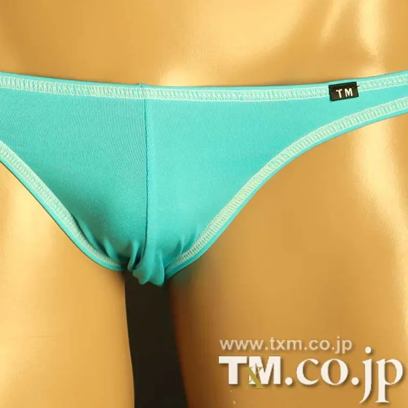 Sexy Male Big Pouch Briefs Contrast Color Binding Edge Low Waist Silky Smooth Candy‑colored Men Daily Intimate Underwear Panties — image 19