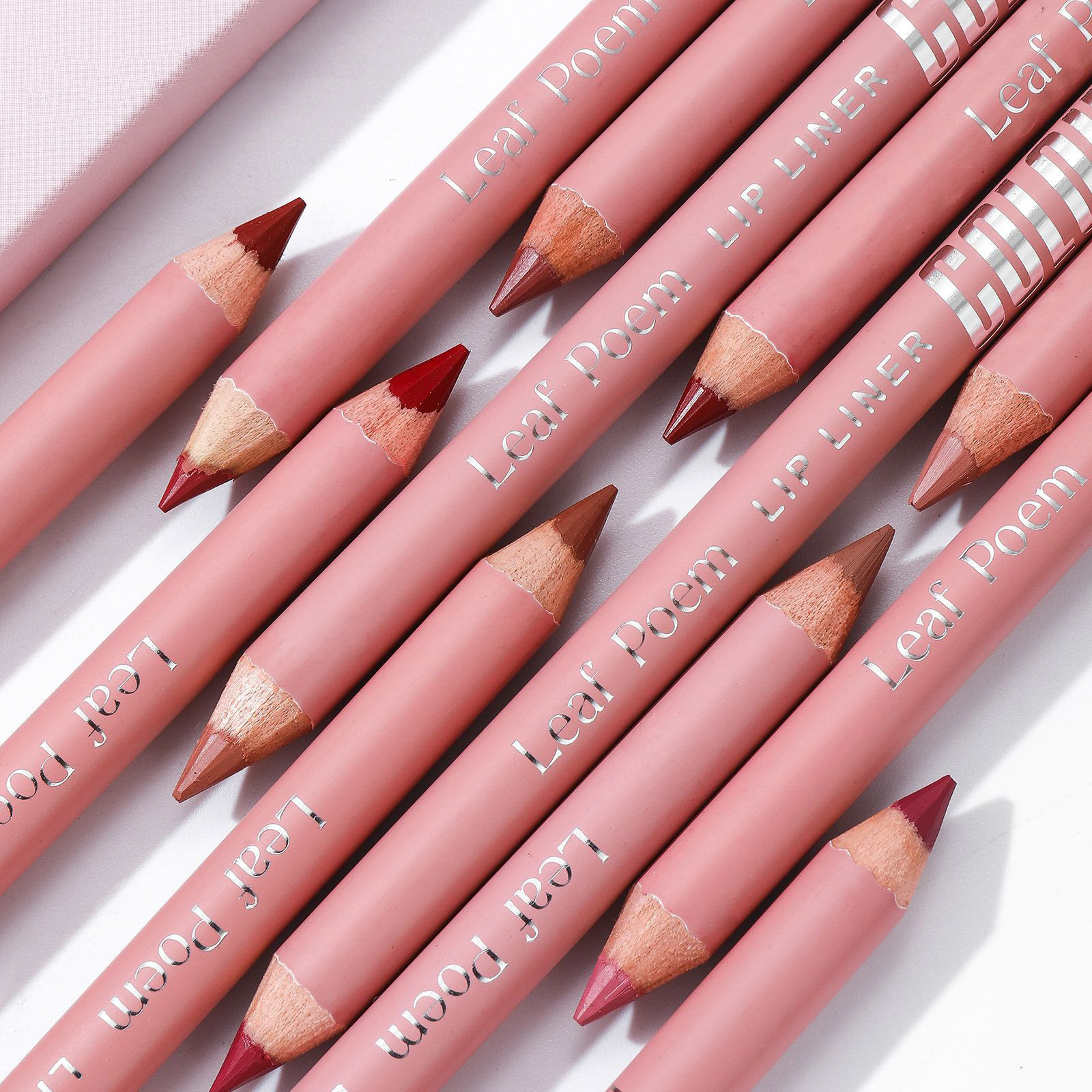 Lápis delineador labial fosco, 12 cores, à prova d'água, batom natural, nude, rosa, delineador pro, contorno dos lábios, maquiagem