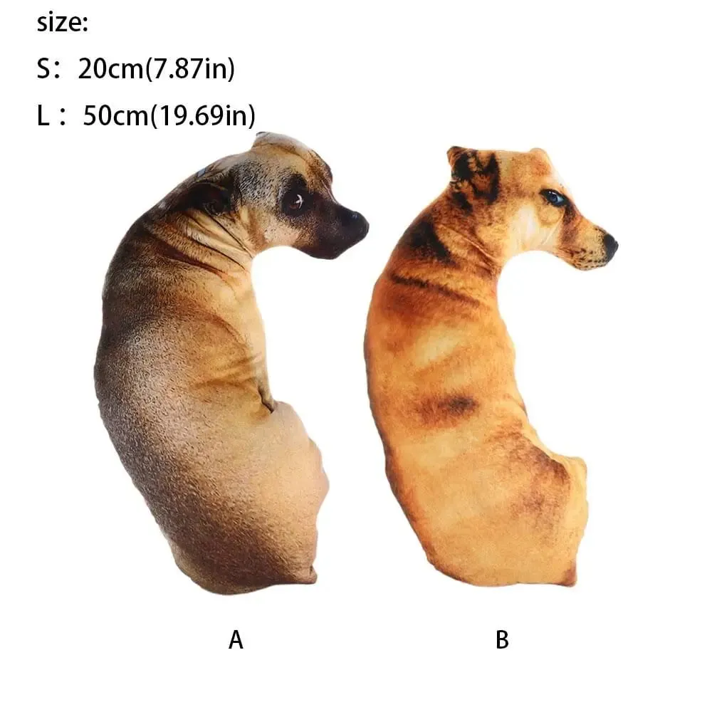 Hound 3D Lifelike Animal Throw Pillow Soft Creative Dog Pillow Cushion Home — image 8