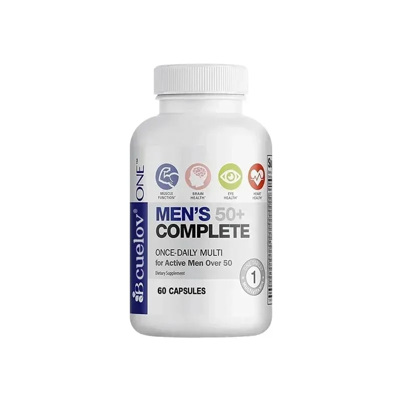 Men's Multivitamin for 50+ - High Potency Formula for Brain Eye & Heart Health for Brain Eye & Heart Health 120 Capsules — image 10