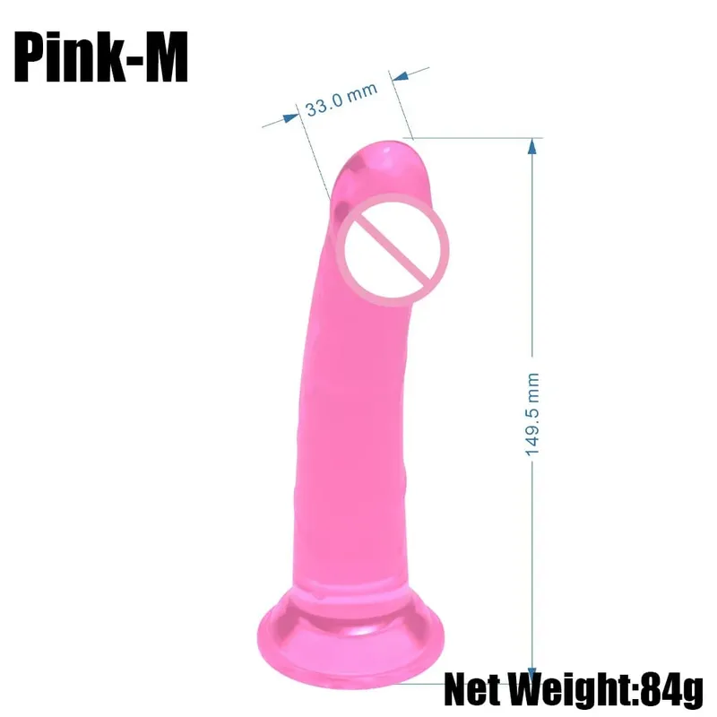 Realistic Purple Anal Dildo Butt Plug with Strong Suction Cup Base Jelly Sex Toy in Multiple Sizes for Hands Free Anal Play for — image 13