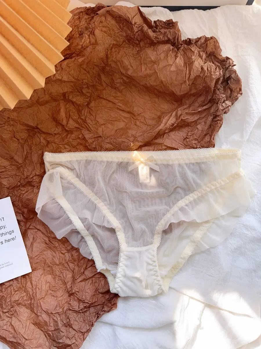 ชุดชั้นในลูกไม้เกาะอกสำหรับหน้าอกเล็ก Bralette และกางเกงชั้นในหวานและเซ็กซี่ — image 5