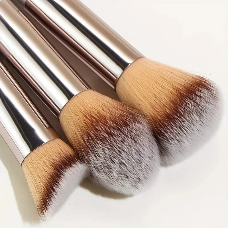 10 Pcs Makeup Brushes Complete Set of Foundation Loose Powder Blush Concealer Eye Shadow Professional Set for Face — image 3