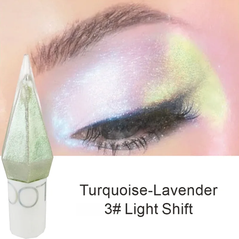 5Color Waterproof Chameleon Liquid Eyeshadow Shiny Long-Lasting Mini Sparkling Eye Shadow Metallic Pink Purple Stage Eyes Makeup — image 8