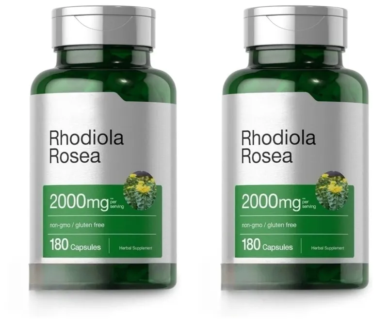 Rhodiola Rosea Root Extract 2000mg Equivalent Herbal Dietary Supplement 180 Capsules — image 8