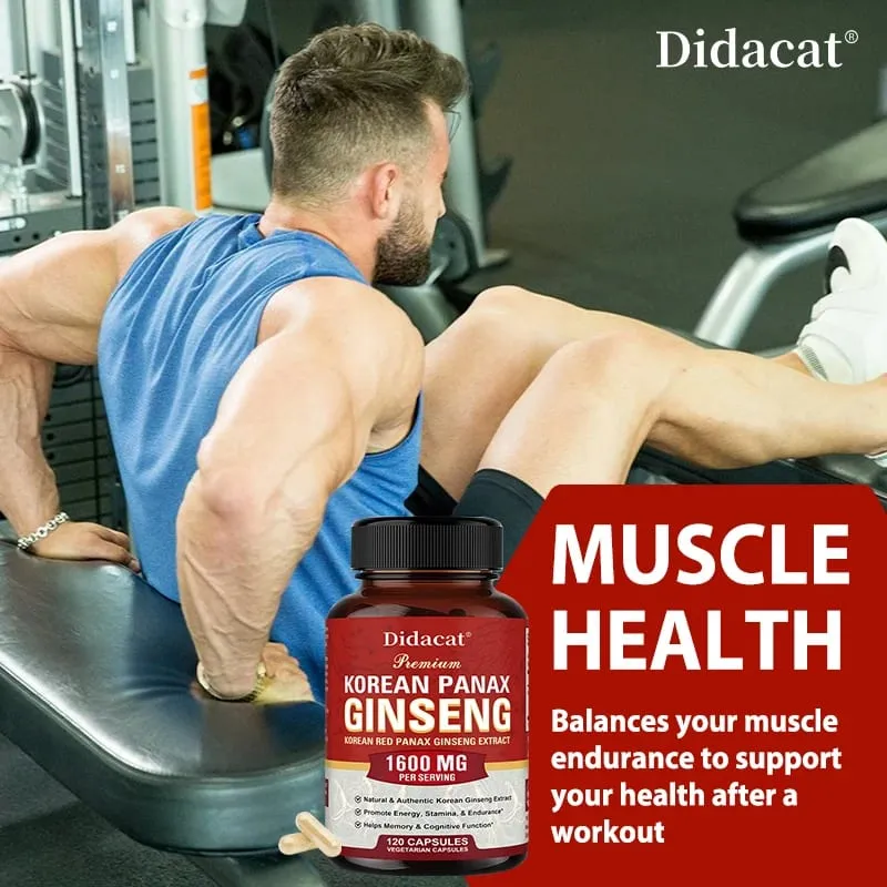 Korean Red Ginseng Capsules | Powerful Ginsenosides To Boost Energy Focus Stamina Vitality and Strengthen The Immune System — image 5