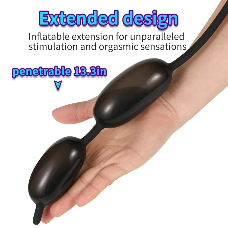 1/2 Ball Silicone Inflatable Urethral Dilator Sounds Rod Urethra PUMP Sounding Sex Toy for 18+ Men Penis Plug horse eye Massager
