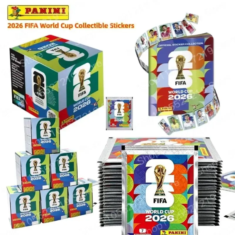 Hot Genuine Panini 2026 World Cup stickers random star players fun Card Games premium collectibles loved by football fans。 — image 2