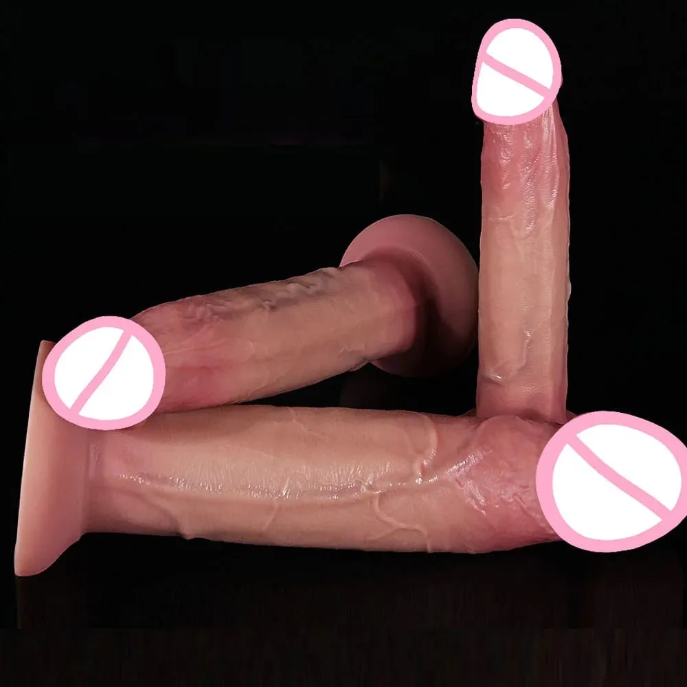 Wearable Realistic Strapon Dildo Sex Toys for Women Fake Dick Anal Penis Thick Butt Plug Vagina Masturbator Adult Cock Dick — image 1