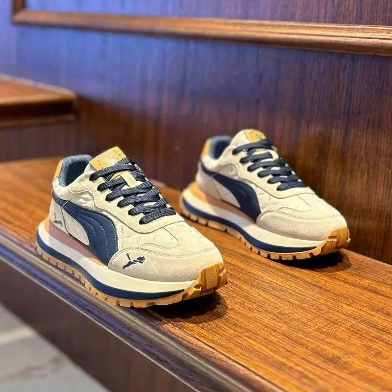 Casual Shoes Men's Sports Shoes Summer Casual Thick Soled Men's Shoes Soft and Comfortable Non-slip Outdoor Fashion Board Shoes — image 4